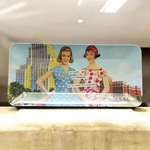 Cocktails Funny serving Tray Retro Look Anne‎ Taintor humorous hostess tray